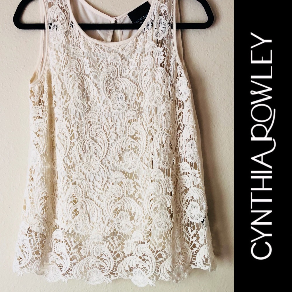 Cynthia Rowley Lace Shell & Cami